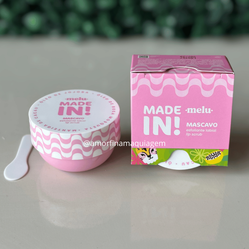 Esfoliante Labial Mascavo Made In Melu Ruby Rose