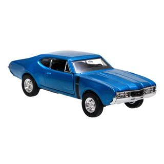 Miniatura Olsdmobile 442 1968 Carrinho Metal Fricção Miniatura Carrinho Antigo Coleção