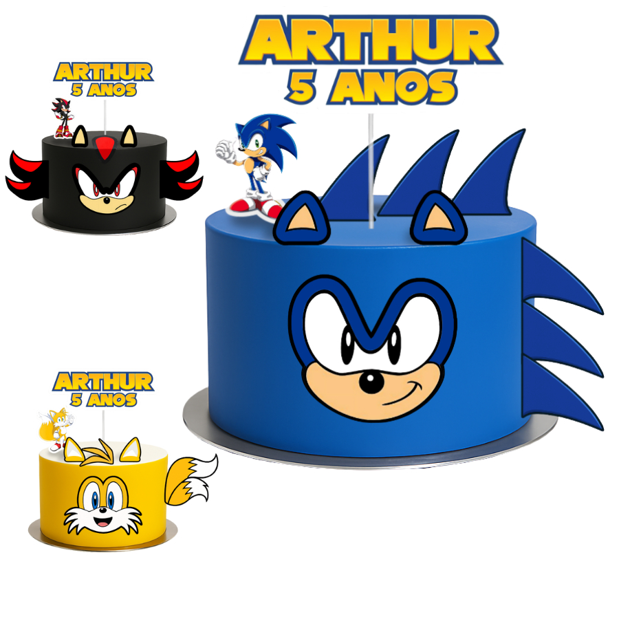 Bolo Sonic Menina: Onde Comprar | BuscaProdutos