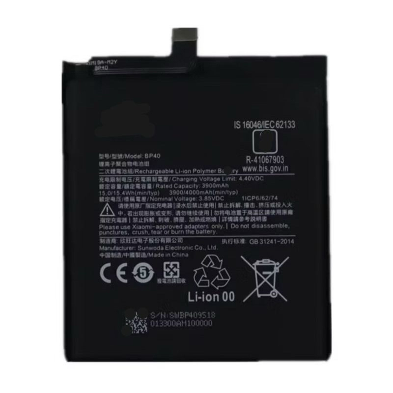BAT COMPATIVEL MI 9T PRO / K20 PRO (BP40/BP41) ORI 100% NOVA COM GARANTIA 30 DIAS