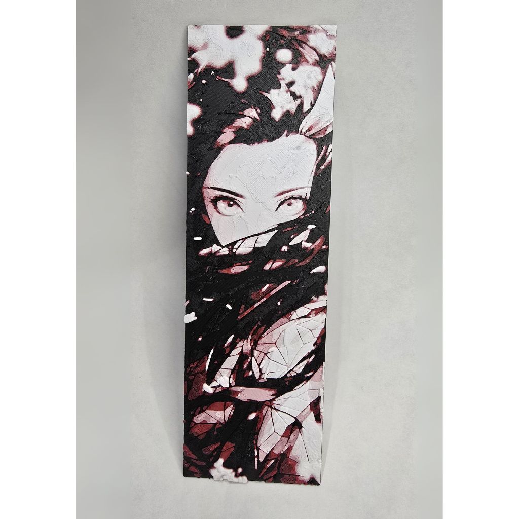 Nezuko Marca Página + Brinde – Demon Slayer, Tanjiro, Anime Otaku Geek, Colecionável, Presente Criativo, Nerd, kawaii