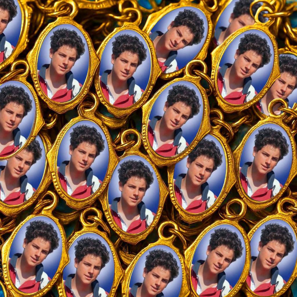100 Medalhas São Carlo Acutis - Católico Resinadas – Para Terços, Escapulários, Lembrancinhas, Artesanato e Revenda