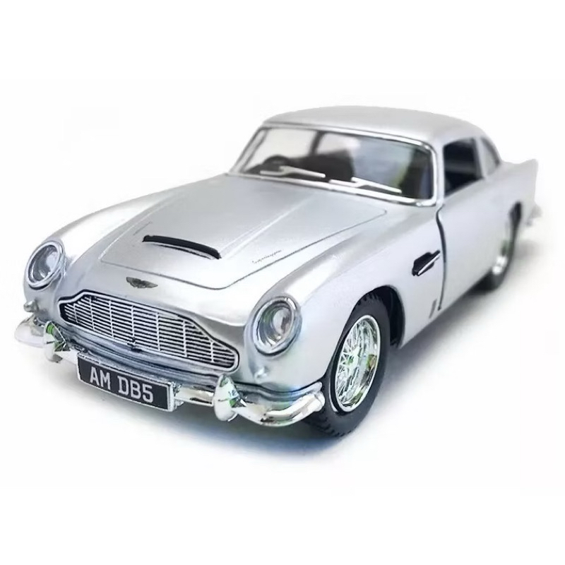 Miniatura carro Aston Martin Db5 1963 James Bond - Escala 1/38 prata