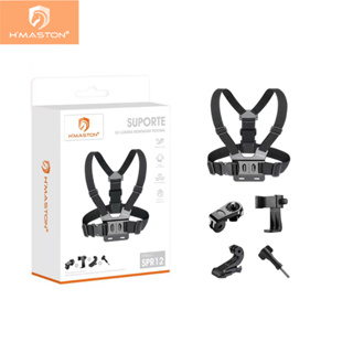 H'maston SPR12 SUPORTE DE CAMERA MONTAGEM PEITORAL Ajustável 360°  Vídeo E Filmagem Esporte em Oferta na Shopee