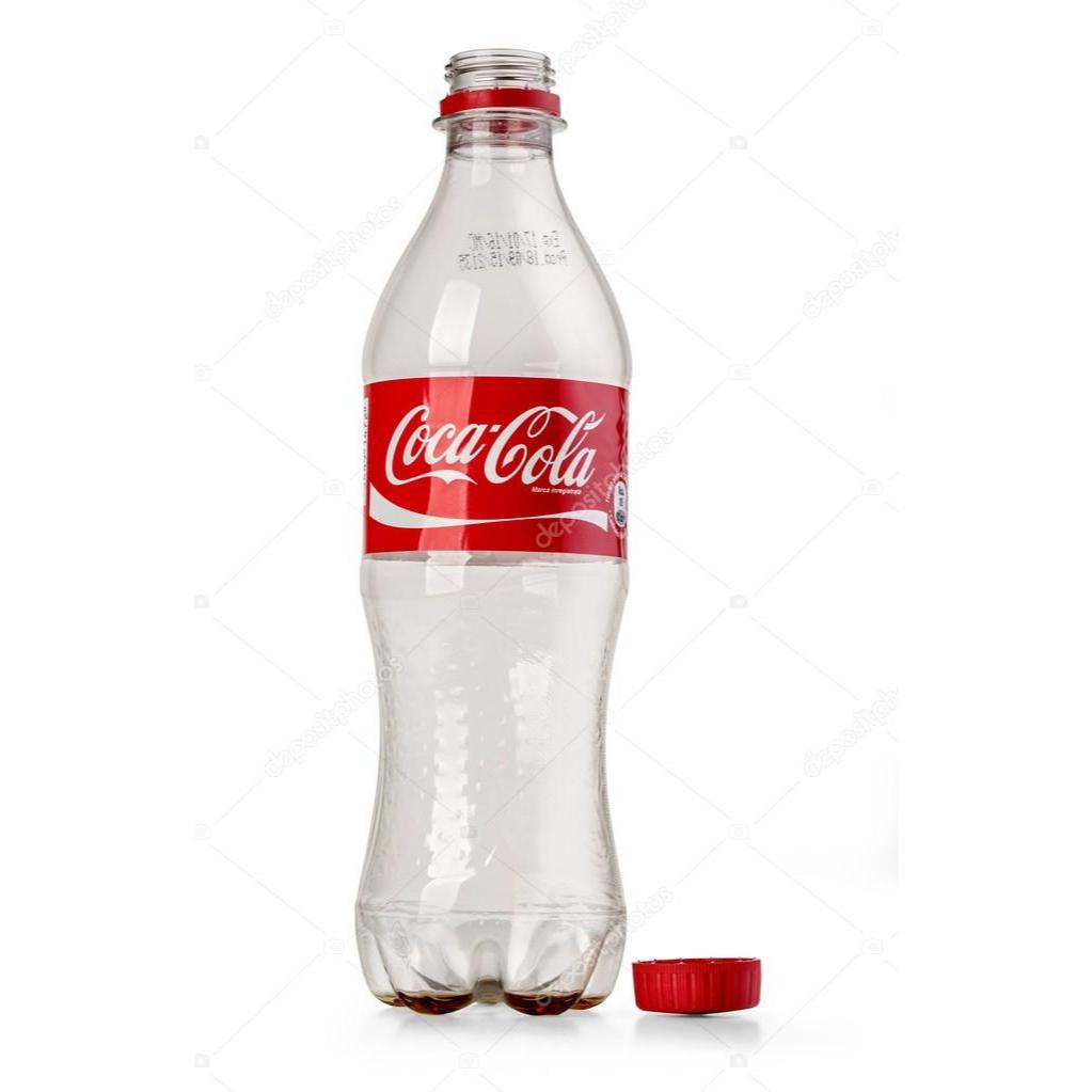 Garrafa de plástico Pet 200 ml Com Tampa Cores variadas (USADA)