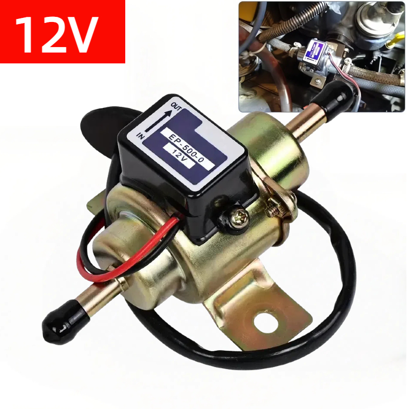 12V Bomba Combustível Gasolina Diesel Álcool Baixa Pressão - EP500-0