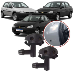 Esguicho de Limpador de ParaBrisas Brucutu Corsa 1994 a 2009 e Classic