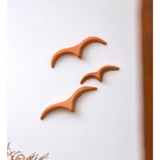 Kit com 3 Gaivotas em Cerâmica em Oferta na Shopee