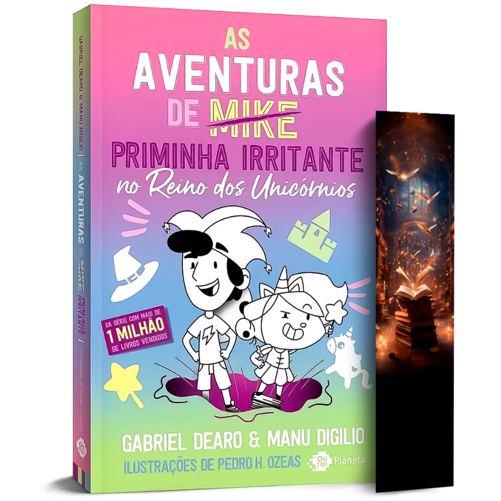 Livro As Aventuras de Mike Priminha Irritante no Reino dos Unicórnios em Oferta na Shopee