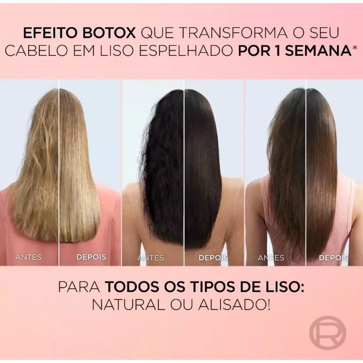 Kit Elseve Liso dos Sonhos Shampoo e Condicionador 200ml + Creme de Pentear 250ml + Creme de Tratamento 300g · foto 2