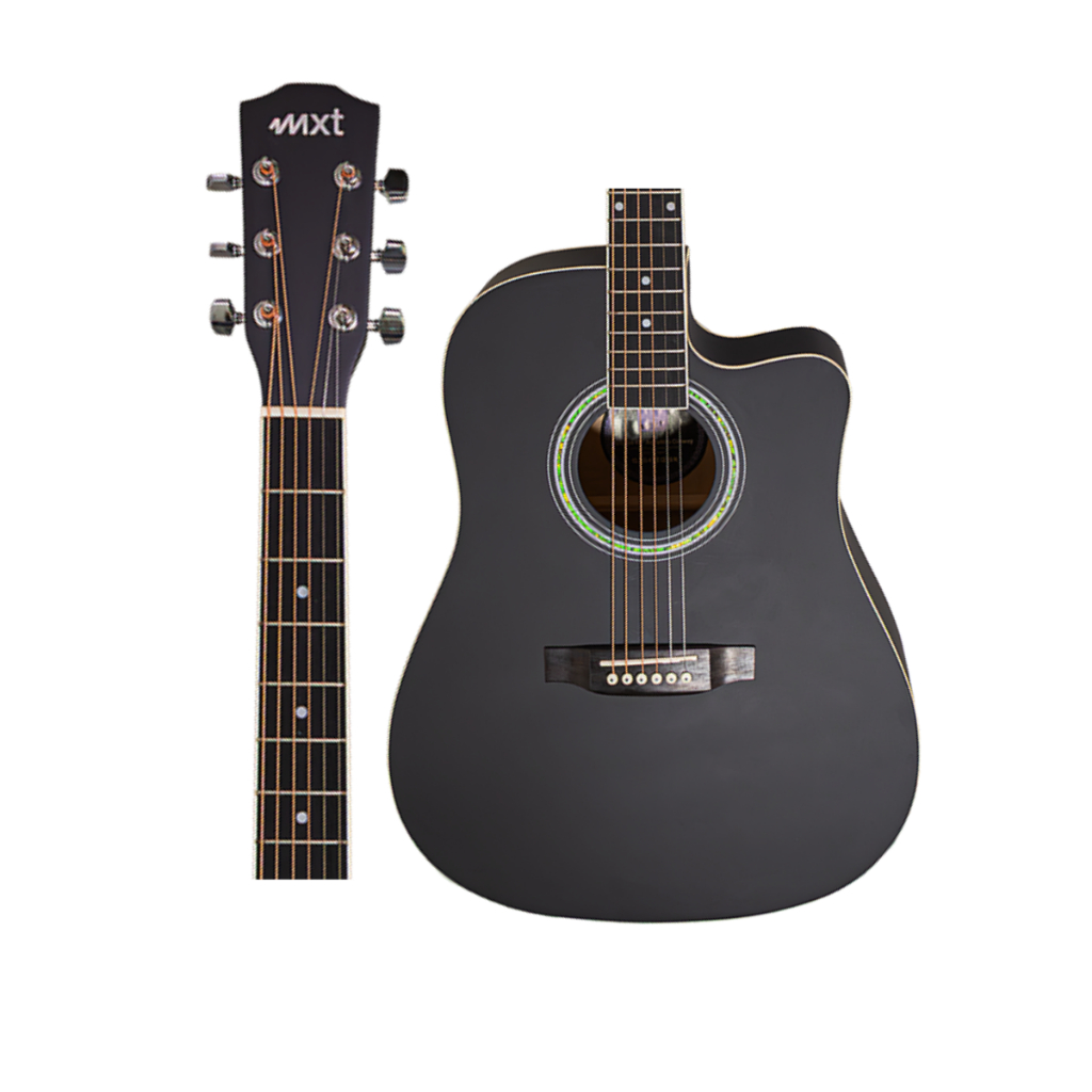 Violão eletro-acústicos  41” cutway 41A-EQBK preto MXT