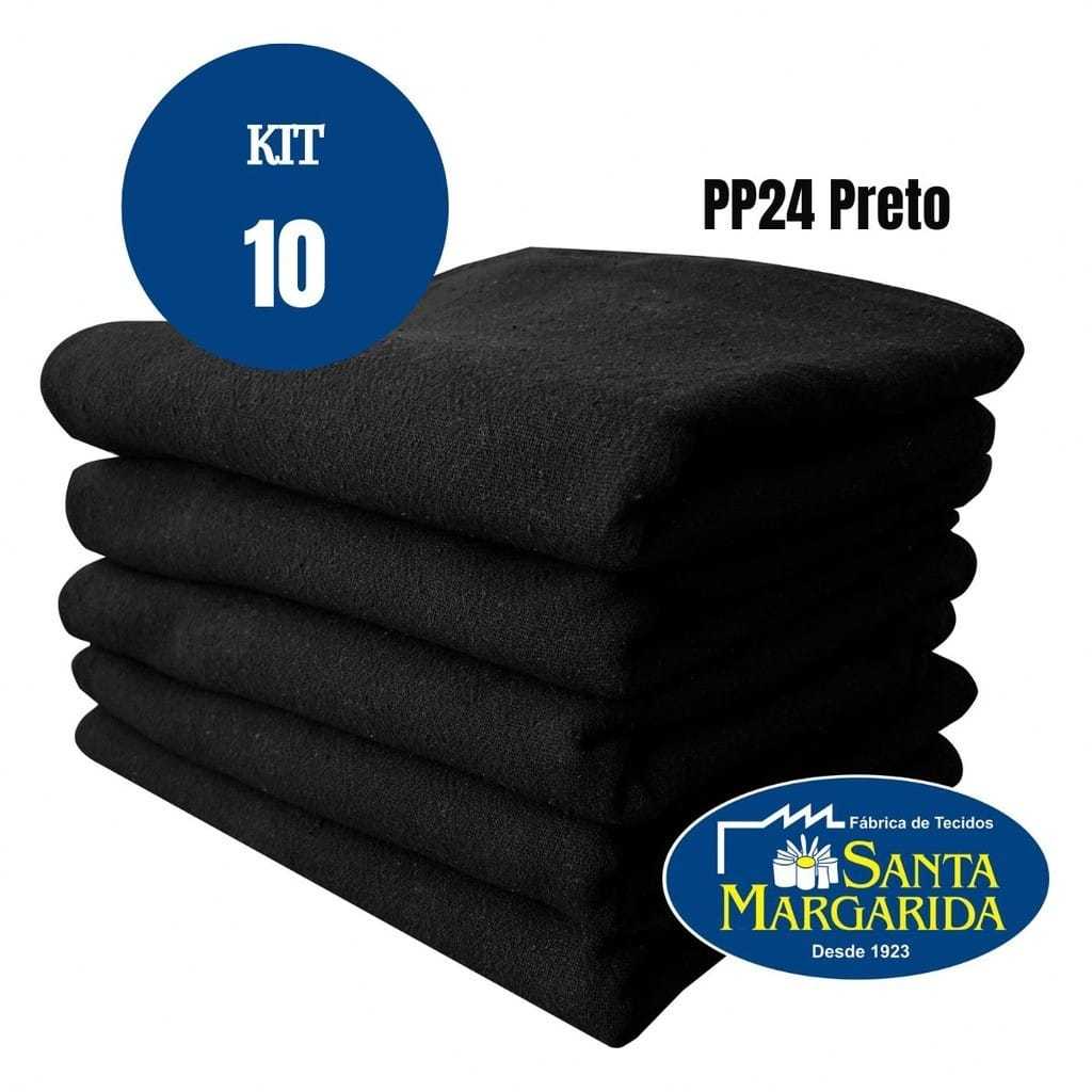Kit Panos De Prato Preto PP24 50x70 Pé De Galinha Santa Margarida em Oferta na Shopee