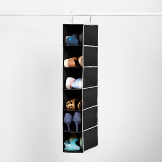 Organizador Vertical Multiuso Sapateira Cabideiro para Roupa Closet Armário 6 Divisórias Grande em Oferta na Shopee