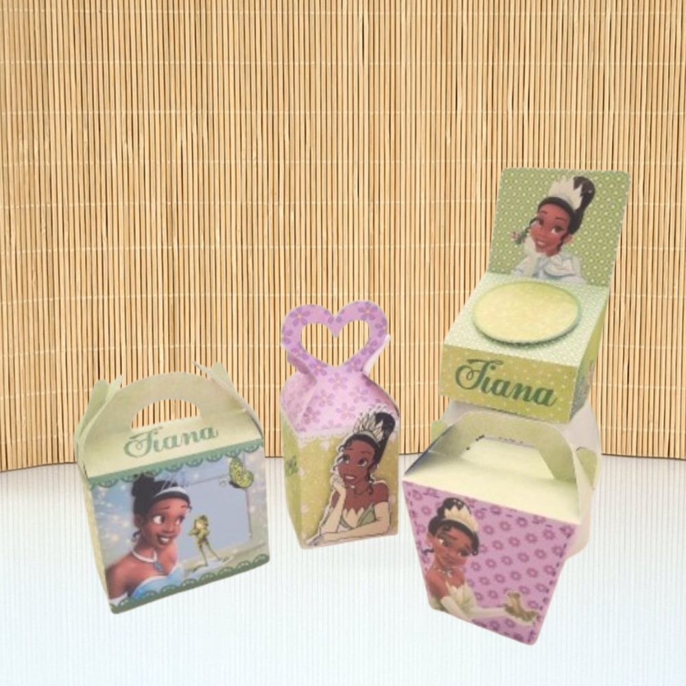 Kit festa personalizado Princesa Tiana, lembrancinha para festa