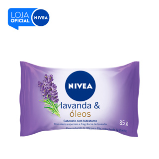 NIVEA Sabonete em Barra Lavanda & Óleos 85g em Oferta na Shopee