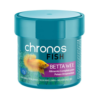 Ração Para Peixe Betta Wee 17g Chronos Fish em Oferta na Shopee