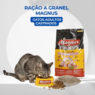 Ração A Granel Magnus Cat Gatos Adultos Castrados Só Recheados Sem Corantes 1 kg em Oferta na Shopee