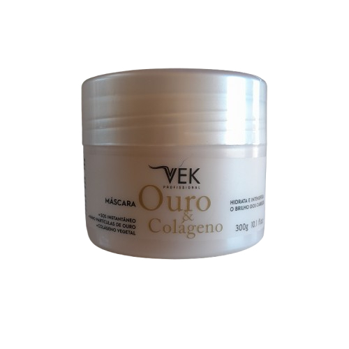 Máscara Ouro E Colágeno 300ml Vek/ Kevon Cosméticos