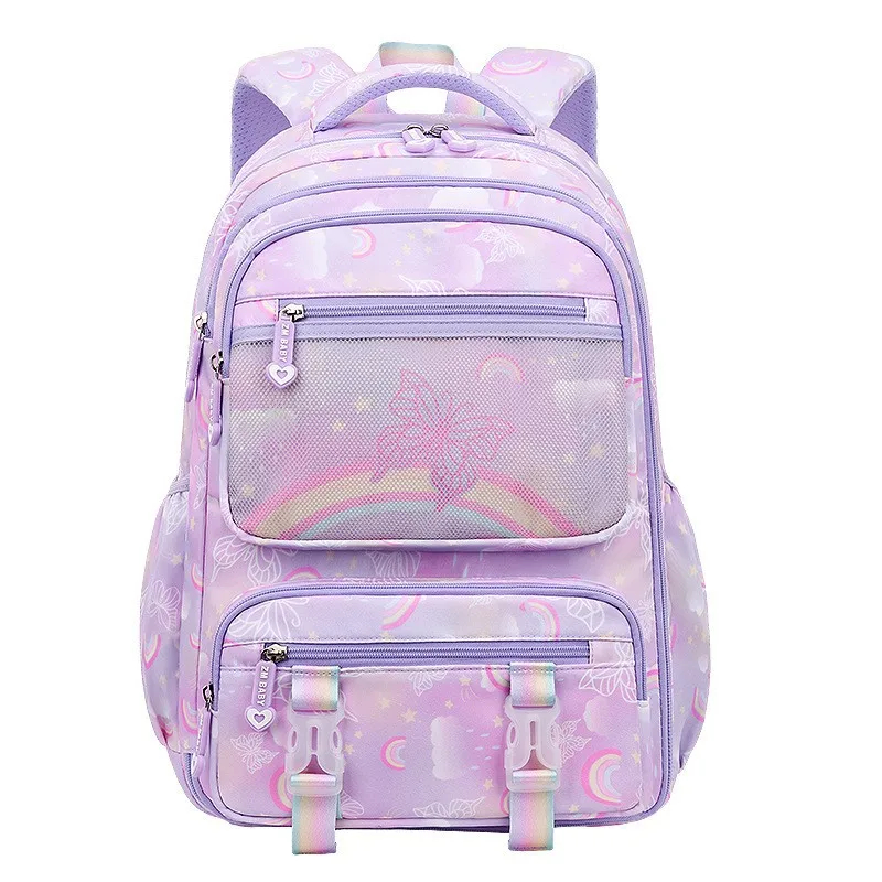 Mochila Escolar Menina LukeSports Grande Reforçada Butterfly