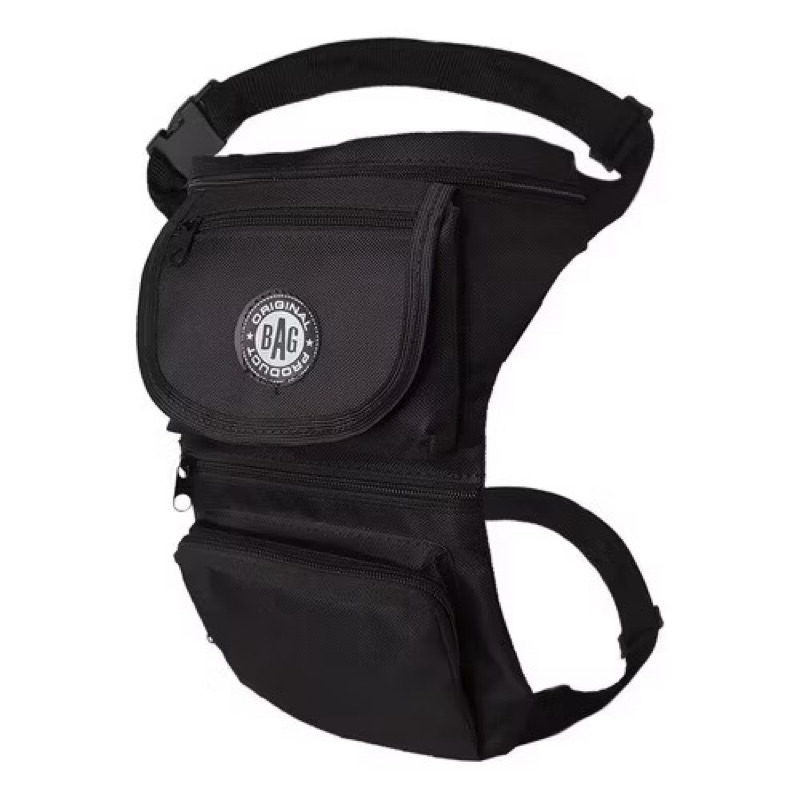 Bag Pochete de Perna Masculina Feminina Resistente à Água Multiuso 5 Bolsos Ajustável
