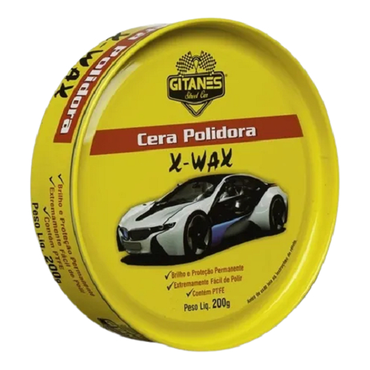 Cera Polidora Cremosa X-wax Polir Carro Moto Brilho Proteção — imagem 2 de 2