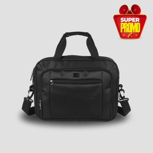 Pasta Executiva Preta Feminina Tablet Notebook 14'' Bolsa Polo King