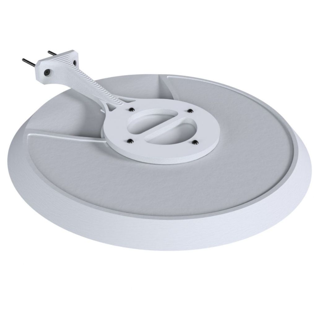Suporte de Parede Compatível com Roteador Modem Wi-Fi Unifi (Ubiquiti UAP-AC-LR ; U-6 Lite; AC-Lite ; Nano-HD ; U6 PLUS)