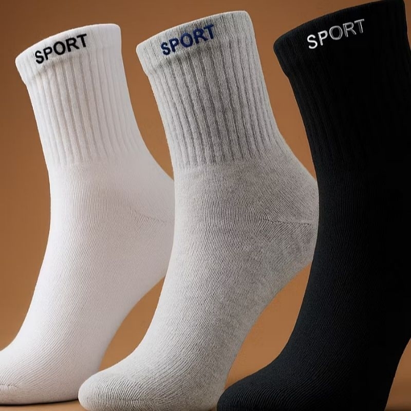 Kit 12 Pares de Meia Masculina Algodão Cano Alto Longo 37-41