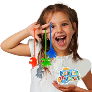 Geleca Gruda Parede 10u SEM CÁPSULA Tipo Slime Lembrancinha de Aniversário em Oferta na Shopee