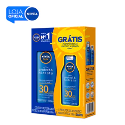 KIT NIVEA Protetor Solar Fps30 200ml + Protetor Fps30 100ml