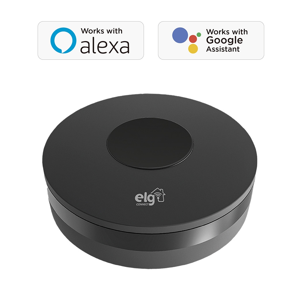 Controle Remoto Universal IR, Wi-Fi, Compatível Alexa Google, Automação Residencial, SHIR300, ELG em Oferta na Shopee