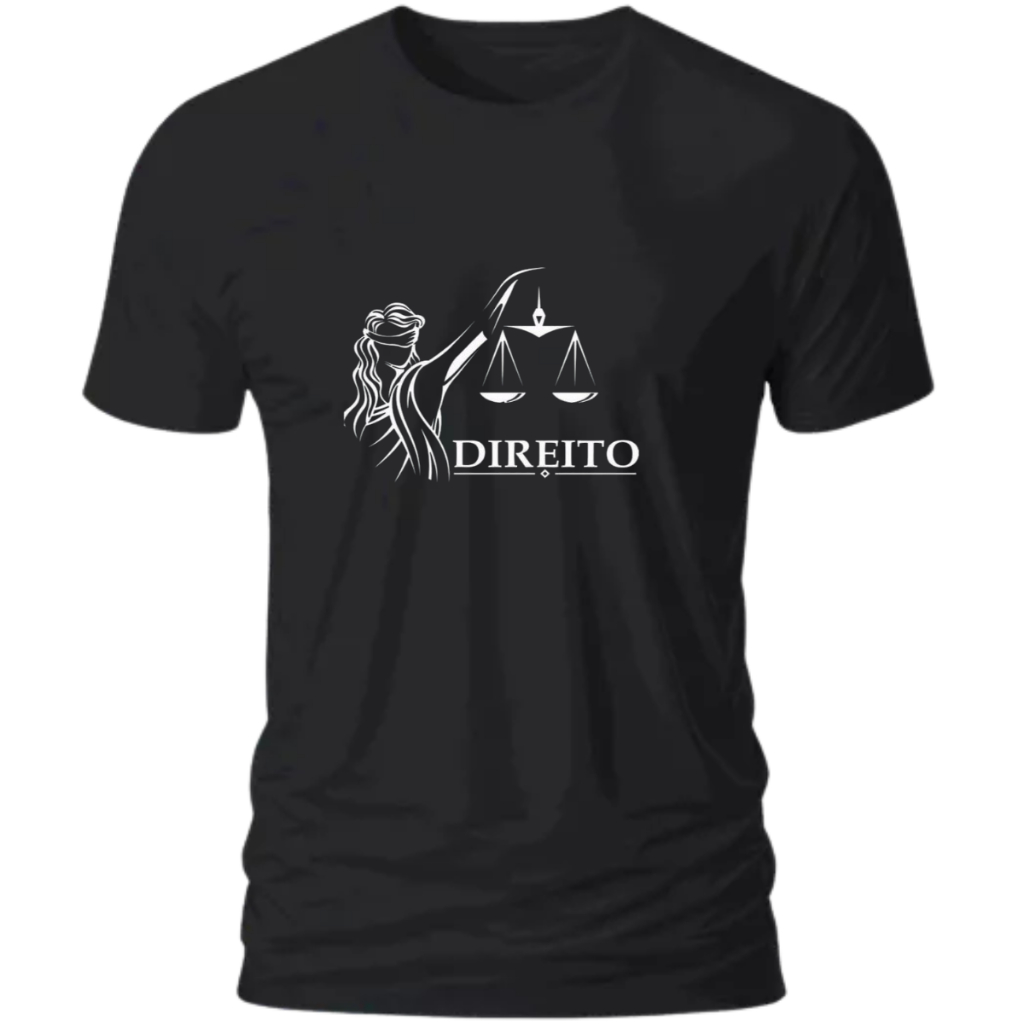 Camiseta Feminina Direito | 100% Algodão | Faculdade OAB Conforto e Estilo (advogada,estudante de direito)