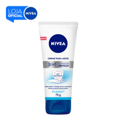 NIVEA Creme para Mãos Ação Antibacteriana 3 em 1 75g