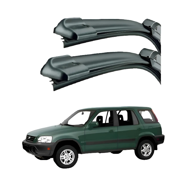 Kit Par Palhetas Automotiva Limpadoras Para-brisa Honda Crv 95/2001