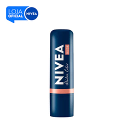 NIVEA Hidratante Labial Hidra Color 2 em 1 Champanhe Nude 4,8g