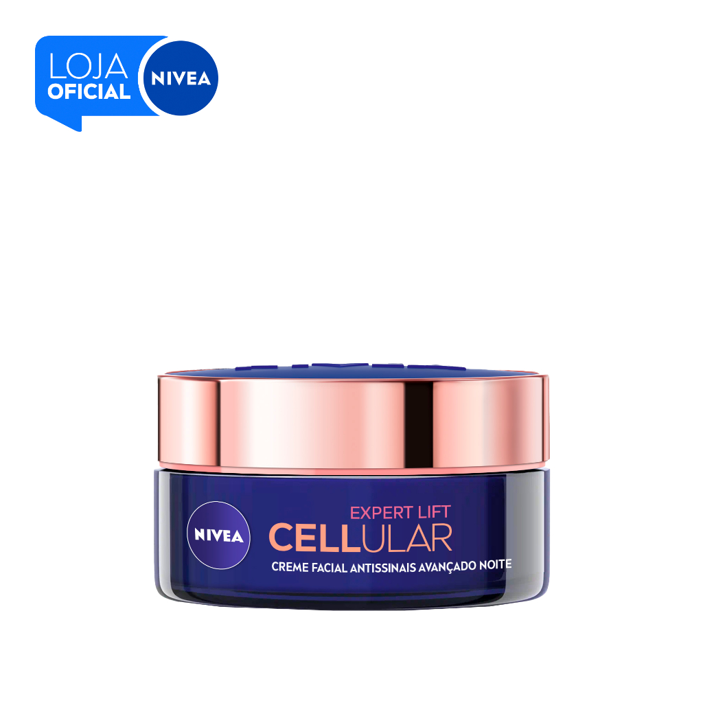 NIVEA Creme Facial Antissinais Cellular Lift Noite 48g BBB 26 em Oferta na Shopee