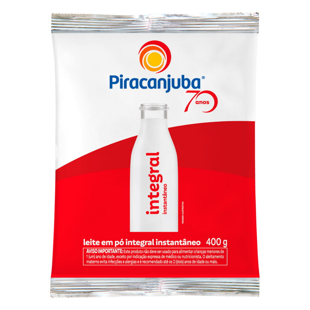 Leite em Po Integral Instantaneo Piracanjuba 400g em Oferta na Shopee