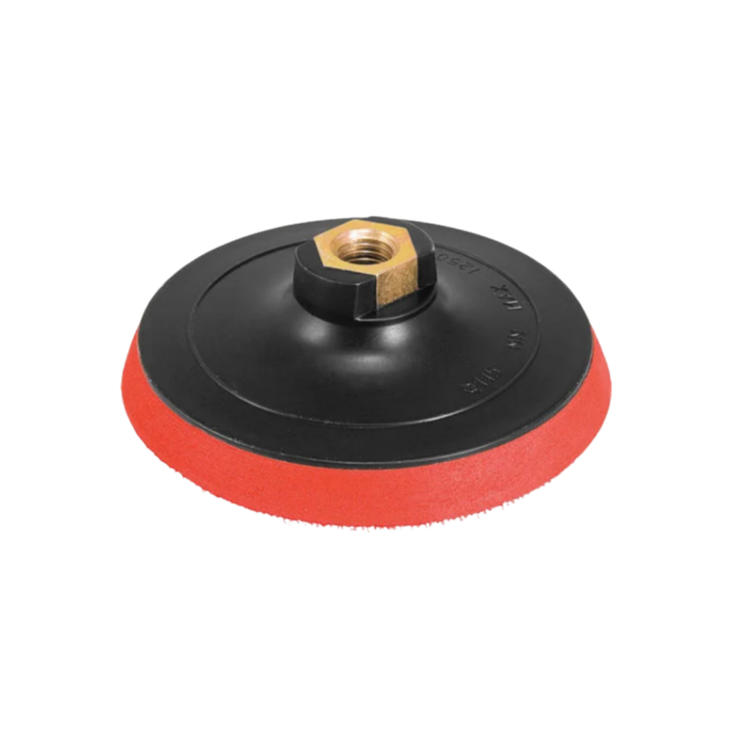 Disco De Borracha Com Velcro 4.1/2 Roma Cor Vermelho