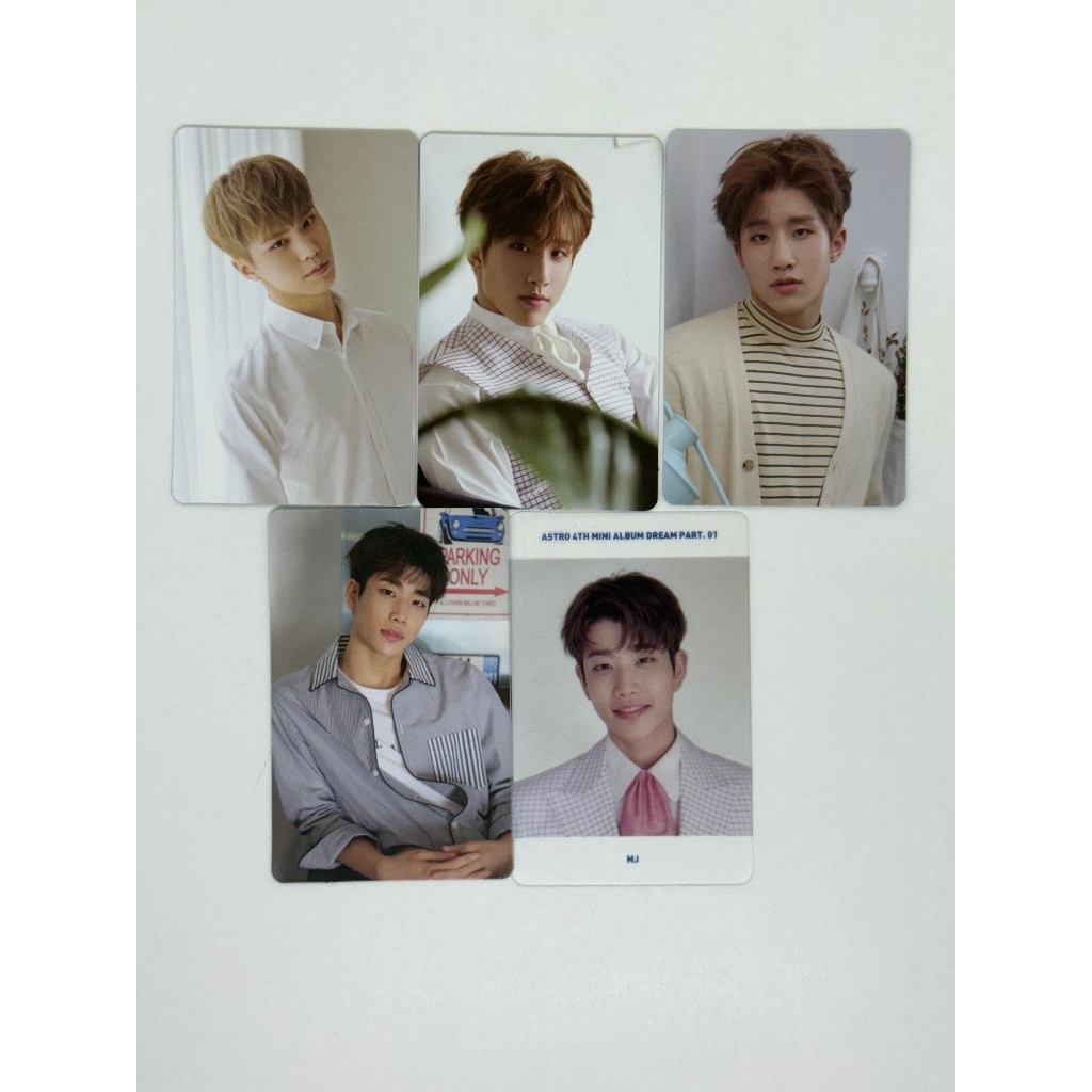 astro dream part.01 part.02 photocard original kpop