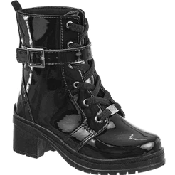 Bota Infantil GiGiL Teen Feminina Coturno Blogueira Plataforma Saltinho