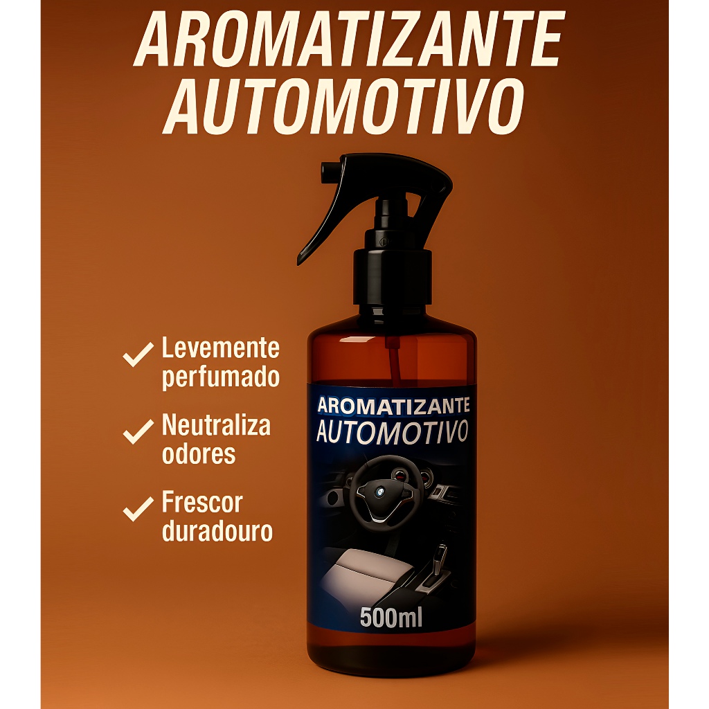 Cheirinho Para Carro Spray 500ml Aromatizante Automotivo Odorizante Concentrado Neutraliza Odores em Oferta na Shopee