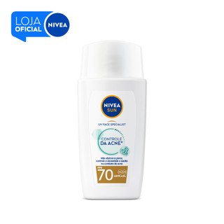 NIVEA SUN Protetor Solar UV Face Specialist Controle da Acne FPS 70 40ml