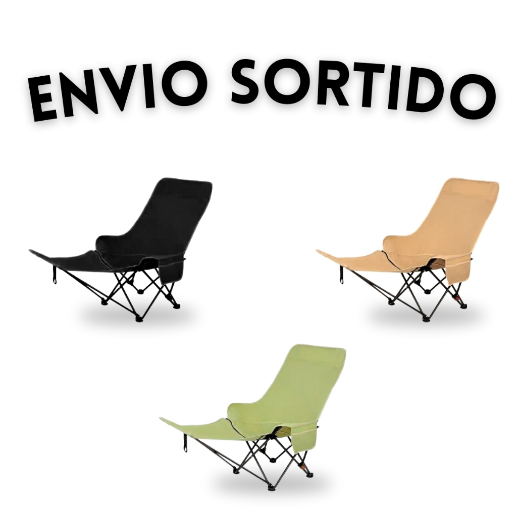 Cadeira De Acampamento Reclinável Dobrável 2 Em 1 Com Apoio de Soneca Dobrável Escritório