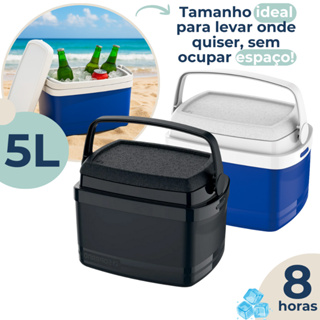 Caixa Térmica Cooler Pequeno 5 Litros com Alça Soprano em Oferta na Shopee