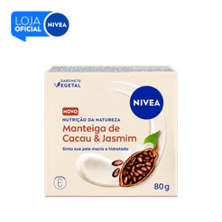 NIVEA Sabonete em Barra Manteiga Cacau e Jasmim 80g