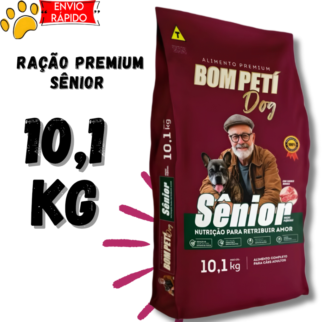 Ração Bom Petí Sênior 10,1kg