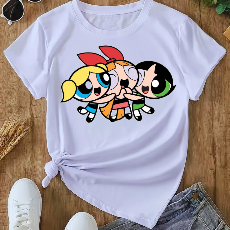 Camiseta Personalizada Meninas Poderosas (Docinho, Lindinha, Florzinha)