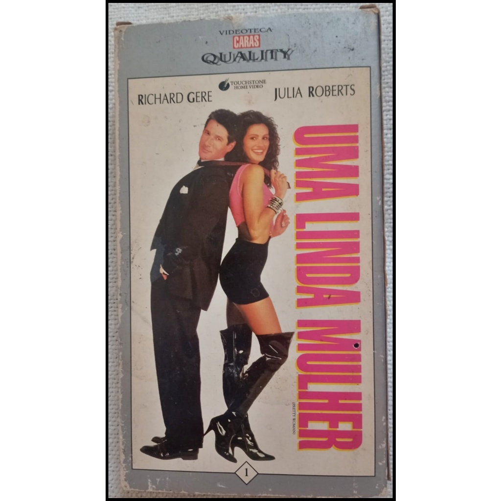 VHS Uma Linda Mulher - Legendado - Original Caras