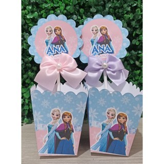 Kit Centro de mesa Cachepot personalizado Frozen Lembracinha aniversario - Festa
