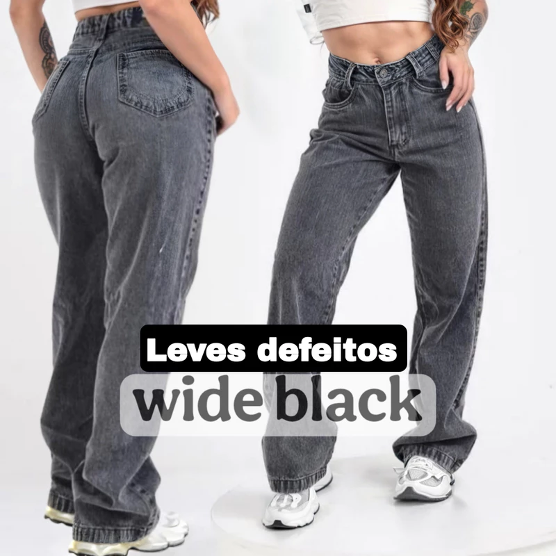 Calça Jeans Wide Leg: R$ 49,90! 🛍️